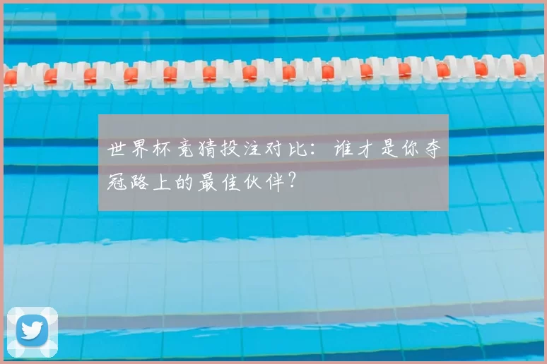 世界杯竞猜投注对比:谁才是你夺冠路上的最佳伙伴?