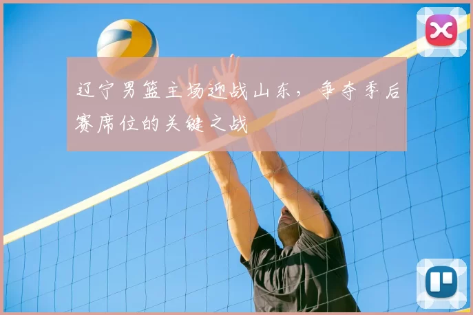 辽宁男篮主场迎战山东，争夺季后赛席位的关键之战