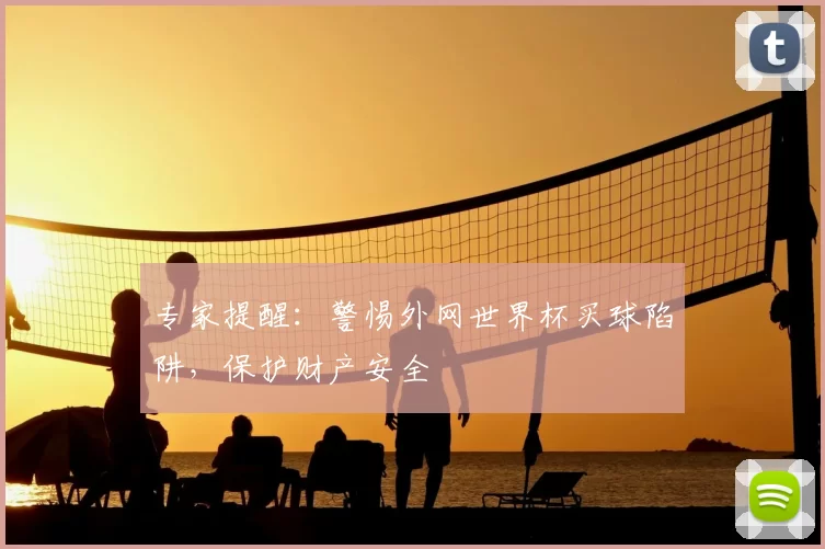 专家提醒：警惕外网世界杯买球陷阱，保护财产安全