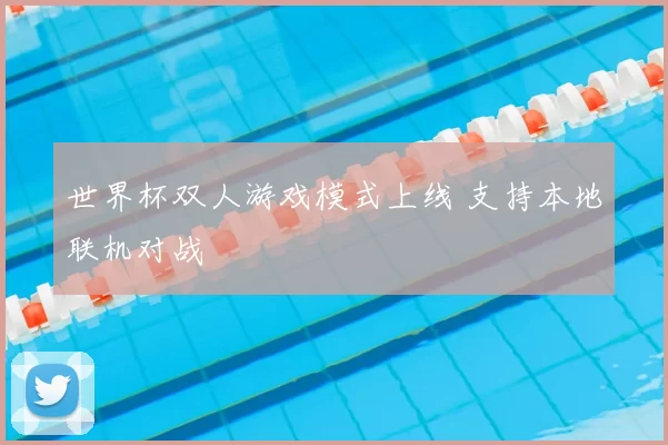 世界杯双人游戏模式上线 支持本地联机对战